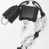 Ciondolo lucchetto Amazona nero/argento Ciondolo lucchetto Amazona nero/argento