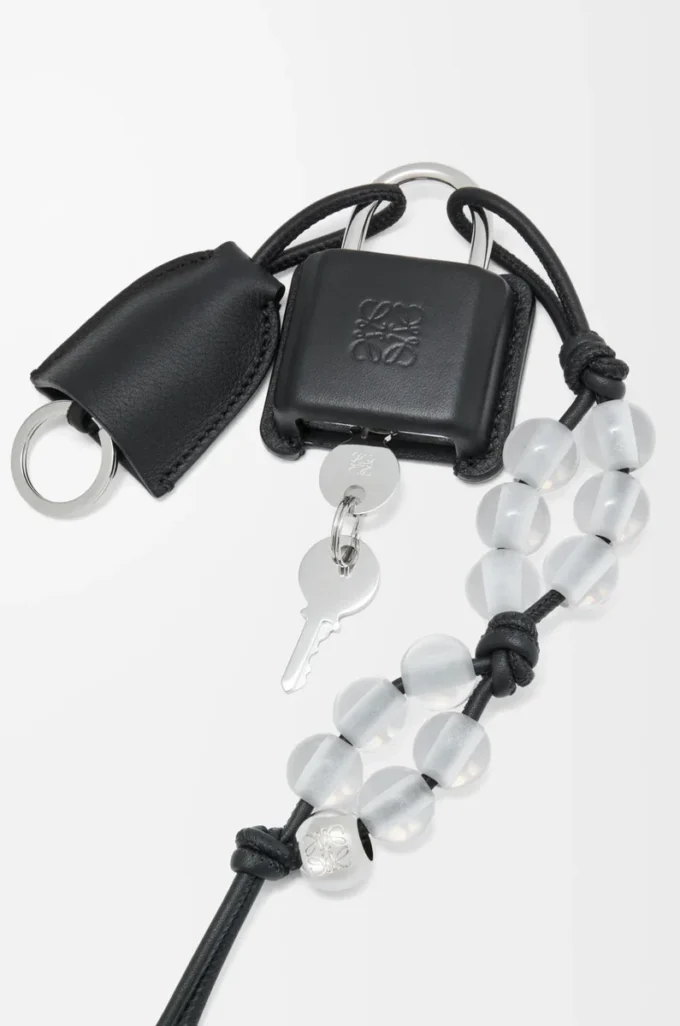 Ciondolo lucchetto Amazona nero/argento Ciondolo lucchetto Amazona nero/argento