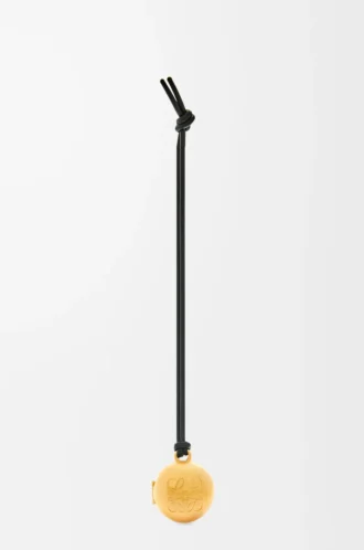 Ciondolo medaglione Pebble Oro/Nero
