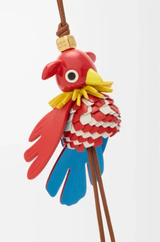 Ciondolo Parrot Puzz Marrone chiaro/Rosso