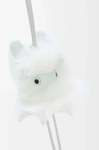 Ciondolo Snow Bunny in shearling bianco