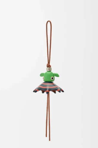 Ciondolo Stripey Puzz marrone chiaro/verde