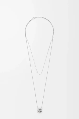 Collana Anagram Bombé in argento sterling Argento