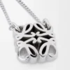 Collana Anagram Bombé in argento sterling Argento