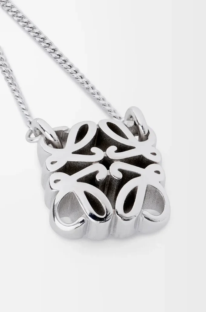 Collana Anagram Bombé in argento sterling Argento