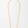 Collana Anagram Pebble in argento sterling e cristalli Oro/Multicolore Collana Anagram Pebble in argento sterling e cristalli Oro/Multicolore