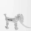 Collana con cagnolino salamandra Argento