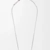 Collana Pebble Cube in argento sterling Argento