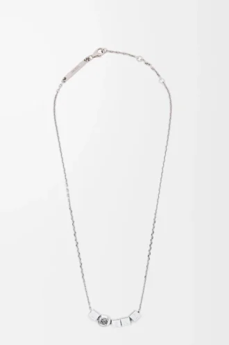 Collana Pebble Cube in argento sterling Argento