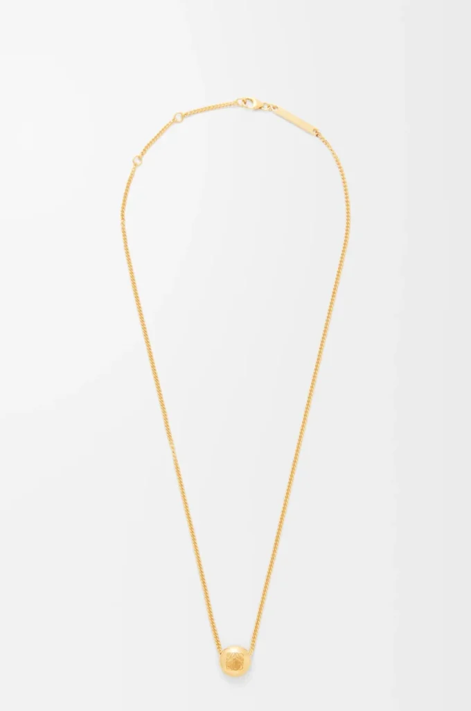 Collana Pebble in argento sterling Oro Collana Pebble in argento sterling Oro