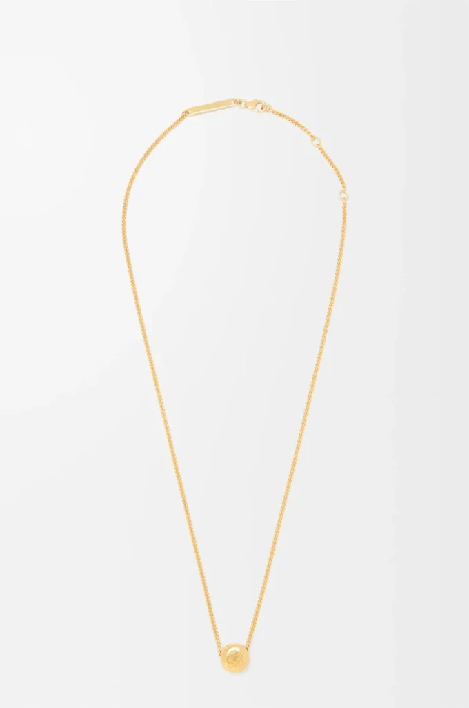 Collana Pebble in argento sterling Oro Collana Pebble in argento sterling Oro