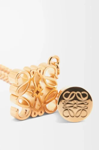 Collana personalizzabile in metallo oro