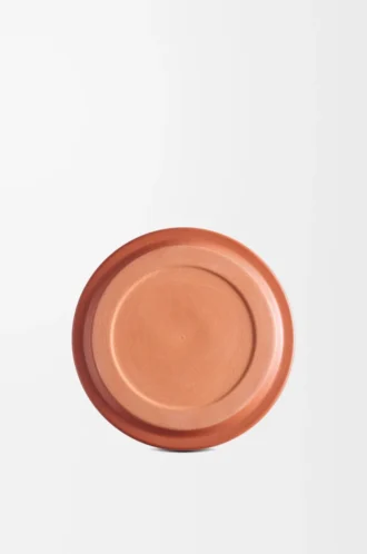 Coperchio per candela grande in terracotta
