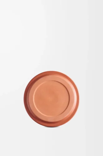 Coperchio per candela media in terracotta