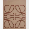 Coperta in lana e cashmere Beige/Arancione Coperta in lana e cashmere Beige/Arancione