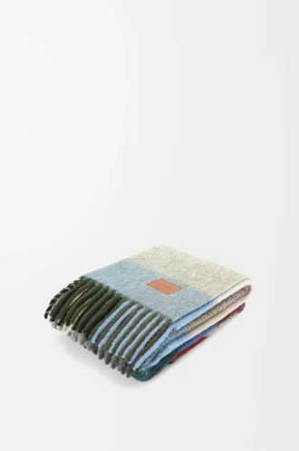 Coperta in misto alpaca e lana Multicolore