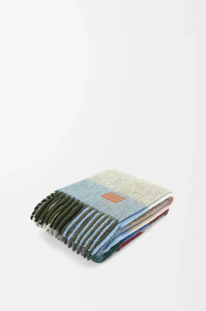 Coperta in misto alpaca e lana Multicolore Coperta in misto alpaca e lana Multicolore