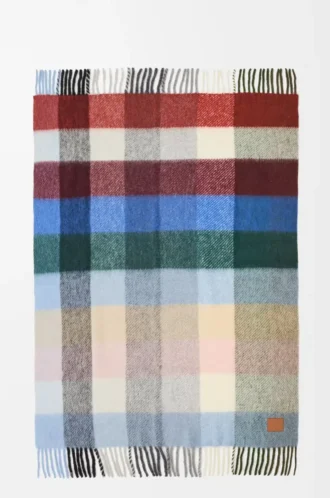 Coperta in misto alpaca e lana Multicolore