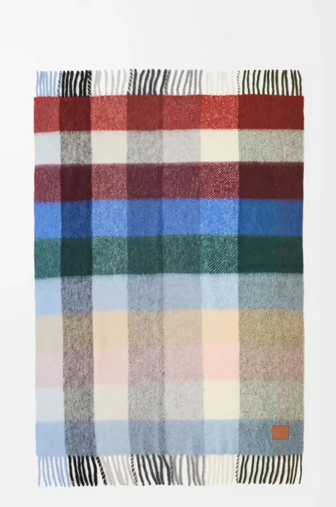 Coperta in misto alpaca e lana Multicolore Coperta in misto alpaca e lana Multicolore