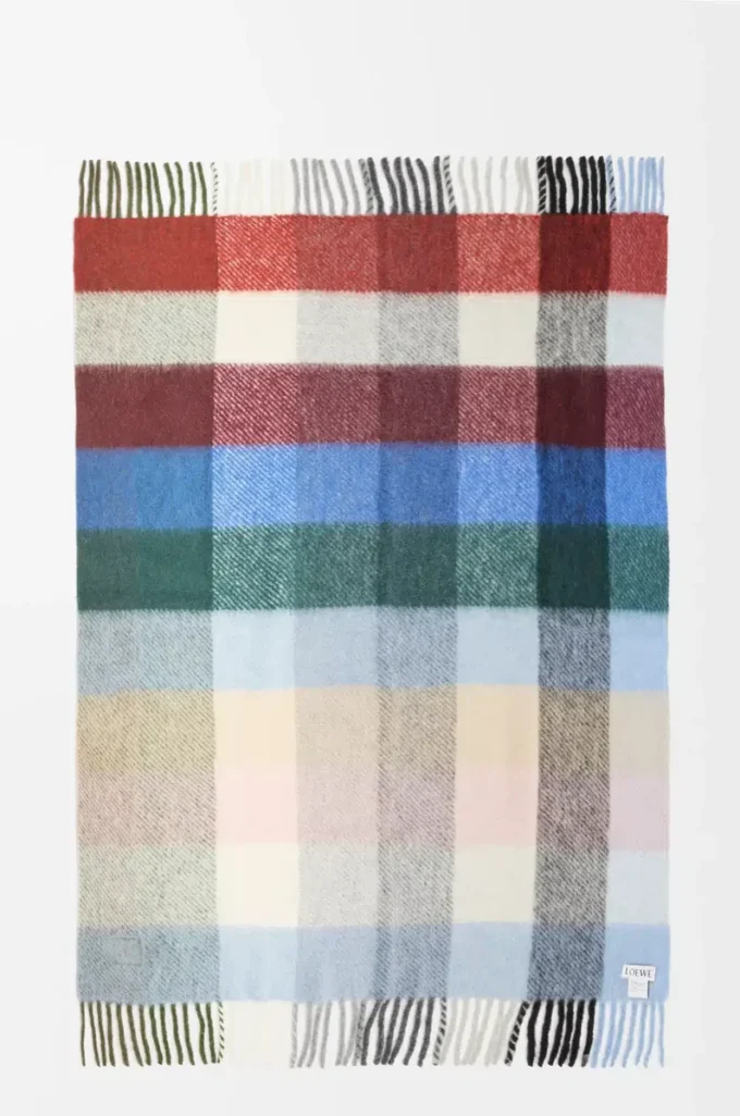 Coperta in misto alpaca e lana Multicolore Coperta in misto alpaca e lana Multicolore