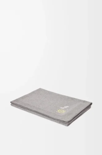 Coperta Squid in cashmere Grigio