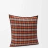 Cuscino in lana e cashmere Beige/Arancione Cuscino in lana e cashmere Beige/Arancione