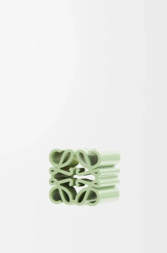 Dadi cubici Anagram in ottone Jade