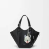 Cinturino personalizzabile in pelle di vitello classica Black/Palladium Cinturino personalizzabile in pelle di vitello classica Black/Palladium