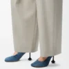 Décolleté Toy in denim Washed Denim