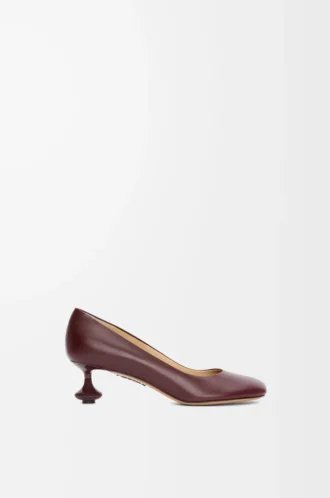 Décolleté Toy in pelle di capra bordeaux