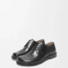 Derby brogue Campo in pelle di vitello spazzolata Nero Derby brogue Campo in pelle di vitello spazzolata Nero
