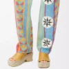 Espadrillas con plateau a petalo in pelle di vitello conciata al vegetale color ocra Espadrillas con plateau a petalo in pelle di vitello conciata al vegetale color ocra