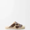 Espadrillas Petal in pelle di vitello conciata al vegetale Marrone Espadrillas Petal in pelle di vitello conciata al vegetale Marrone