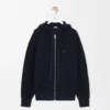 Felpa con cappuccio e zip Anagram in lana blu navy Felpa con cappuccio e zip Anagram in lana blu navy