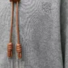 Felpa con cappuccio Flamenco in cotone e cashmere Grigio Felpa con cappuccio Flamenco in cotone e cashmere Grigio