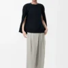 Felpa con cappuccio in misto cotone Blu notte Felpa con cappuccio in misto cotone Blu notte