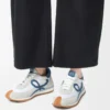 Flow Runner 2.0 in nylon e pelle scamosciata Bianco/Denim chiaro Flow Runner 2.0 in nylon e pelle scamosciata Bianco/Denim chiaro
