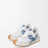 Flow Runner 2.0 in nylon e pelle scamosciata Bianco/Denim chiaro Flow Runner 2.0 in nylon e pelle scamosciata Bianco/Denim chiaro