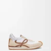 Flow Runner 2.0 in nylon e pelle scamosciata Chocolate/Almost Optic