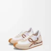 Flow Runner 2.0 in nylon e pelle scamosciata Chocolate/Almost Optic
