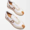 Flow Runner 2.0 in nylon e pelle scamosciata Chocolate/Almost Optic