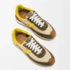 Flow Runner 2.0 in nylon e pelle scamosciata Crema/Giallo/Verde oliva Flow Runner 2.0 in nylon e pelle scamosciata Crema/Giallo/Verde oliva