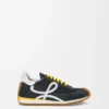Flow Runner 2.0 in nylon e pelle scamosciata Nero/Bianco/Kaki Flow Runner 2.0 in nylon e pelle scamosciata Nero/Bianco/Kaki
