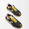 Flow Runner 2.0 in nylon e pelle scamosciata Nero/Bianco/Kaki Flow Runner 2.0 in nylon e pelle scamosciata Nero/Bianco/Kaki