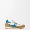 Flow Runner 2.0 in nylon e pelle scamosciata Sand/Blue/White