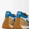 Flow Runner 2.0 in nylon e pelle scamosciata Sand/Blue/White