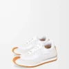 Flow Runner in nylon e pelle scamosciata Bianco Flow Runner in nylon e pelle scamosciata Bianco
