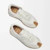 Flow Runner in nylon e pelle scamosciata Bianco Flow Runner in nylon e pelle scamosciata Bianco