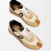 Flow Runner in nylon e pelle scamosciata Oro/Nero Flow Runner in nylon e pelle scamosciata Oro/Nero
