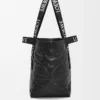 Fold Shopper in pelle di vitello nera Fold Shopper in pelle di vitello nera
